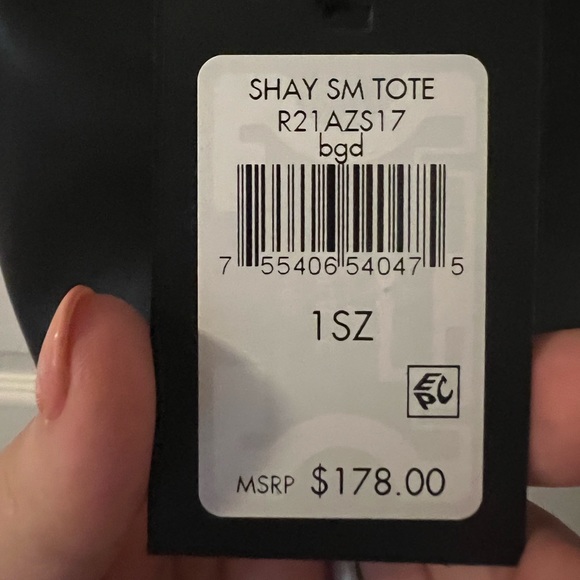 NWT DKNY Shay SM Tote, black with gold hardware - Picture 5 of 8